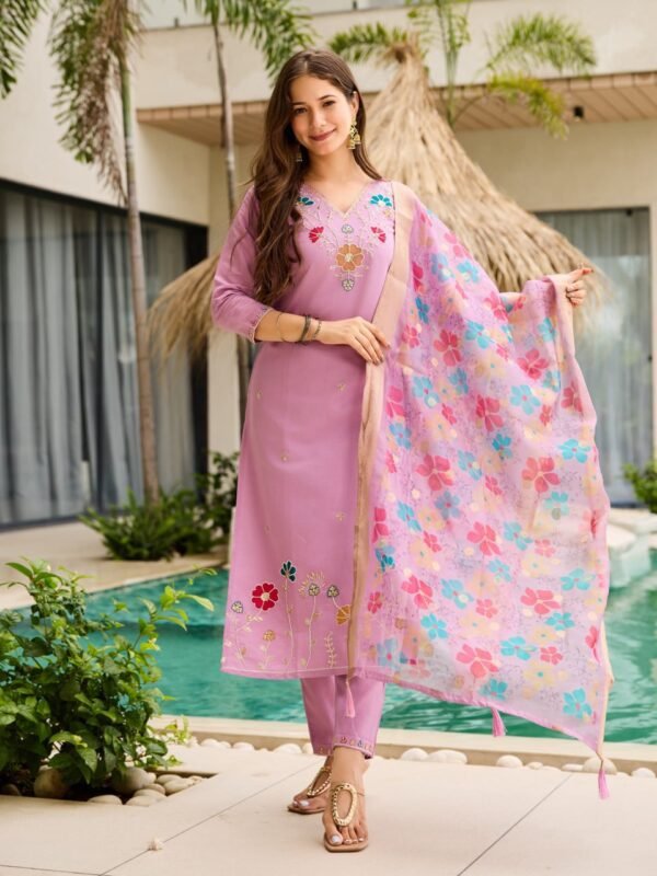 Kurti with Pant Dupatta