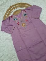 New Kurti with Pant Dupatta – Purple & Mustard Designer Set | My Fashion - Image 19
