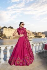 Tusser Silk Lehenga Set