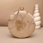 Designer Round Ethnic Clutch