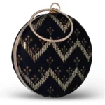 ✨ Luxury Designer Round Ethnic Clutch – Big Size Wedding & Party Handbag | My Fashion - Image 2