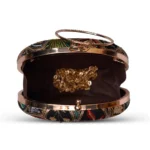 ✨ Luxury Designer Round Ethnic Clutch – Big Size Wedding & Party Handbag | My Fashion - Image 4