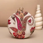 Designer Round Ethnic Clutch