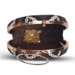 ✨ Luxury Designer Round Ethnic Clutch – Big Size Wedding & Party Handbag | My Fashion - Image 3
