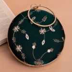 ✨ Luxury Designer Round Ethnic Clutch – Big Size Wedding & Party Handbag | My Fashion