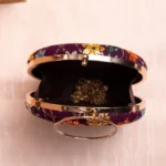 ✨ Luxury Designer Round Ethnic Clutch – Big Size Wedding & Party Handbag | My Fashion - Image 3