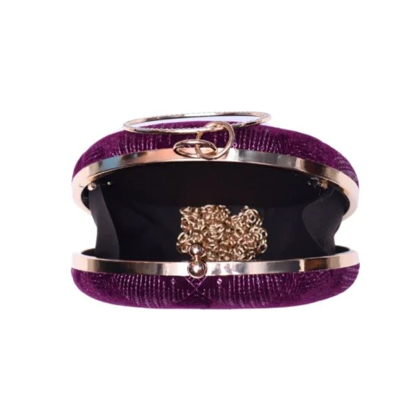 women designer clutches159 ✨ Luxury Designer Round Ethnic Clutch – Big Size Wedding & Party Handbag | My Fashion - Image 3