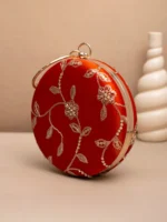 ✨ Luxury Designer Round Ethnic Clutch – Big Size Wedding & Party Handbag | My Fashion - Image 2