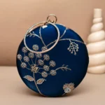 Designer Round Ethnic Clutch