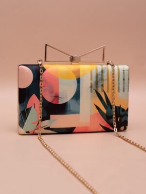 Designer Art Printed Clutch