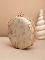 ✨ Luxury Designer Round Ethnic Clutch – Big Size Wedding & Party Handbag | My Fashion - Image 2