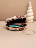 ✨ Luxury Designer Round Ethnic Clutch – Big Size Wedding & Party Handbag | My Fashion - Image 3