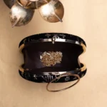 ✨ Luxury Designer Round Ethnic Clutch – Big Size Wedding & Party Handbag | My Fashion - Image 3