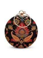 ✨ Luxury Designer Round Ethnic Clutch – Big Size Wedding & Party Handbag | My Fashion - Image 4