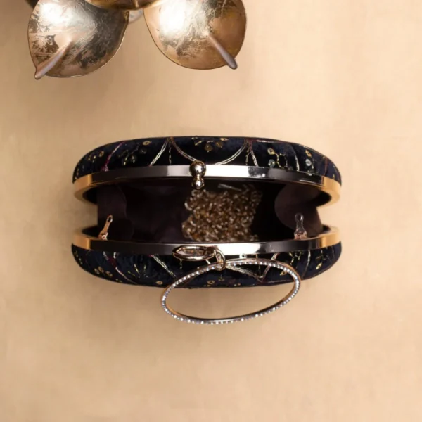 women designer clutches31 ✨ Luxury Designer Round Ethnic Clutch – Big Size Wedding & Party Handbag | My Fashion - Image 3