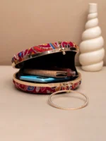 ✨ Luxury Designer Round Ethnic Clutch – Big Size Wedding & Party Handbag | My Fashion - Image 3