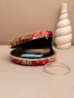 ✨ Luxury Designer Round Ethnic Clutch – Big Size Wedding & Party Handbag | My Fashion - Image 3