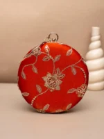 Designer Round Ethnic Clutch