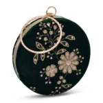 ✨ Luxury Designer Round Ethnic Clutch – Big Size Wedding & Party Handbag | My Fashion - Image 2