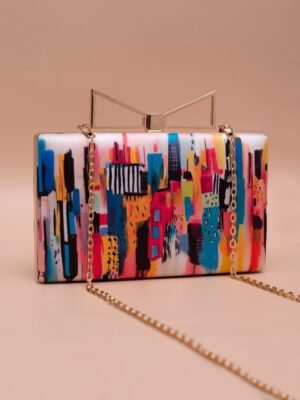 Designer Art Printed Clutch