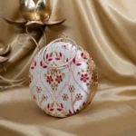 Designer Round Ethnic Clutch