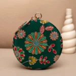 Designer Round Ethnic Clutch