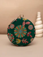 Designer Round Ethnic Clutch
