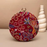 Designer Round Ethnic Clutch
