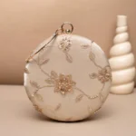 Designer Round Ethnic Clutch