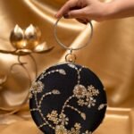 Designer Round Ethnic Clutch
