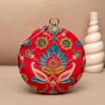Designer Round Ethnic Clutch