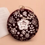 Designer Round Ethnic Clutch