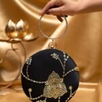 Designer Round Ethnic Clutch