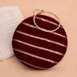 Designer Round Ethnic Clutch