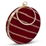 ✨ Luxury Designer Round Ethnic Clutch – Big Size Wedding & Party Handbag | My Fashion - Image 2