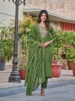 Chanderi Kurti Set
