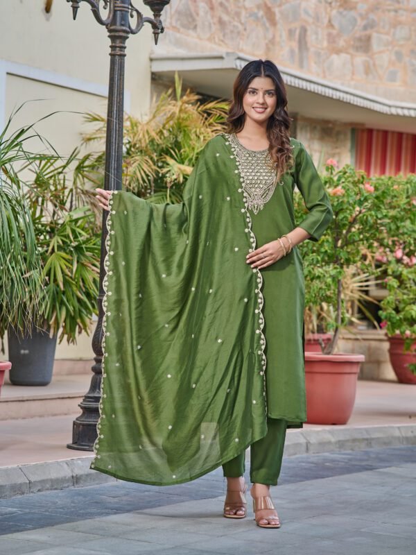 Chanderi Kurti Set Chanderi Kurti Set