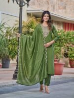 Chanderi Kurti Set