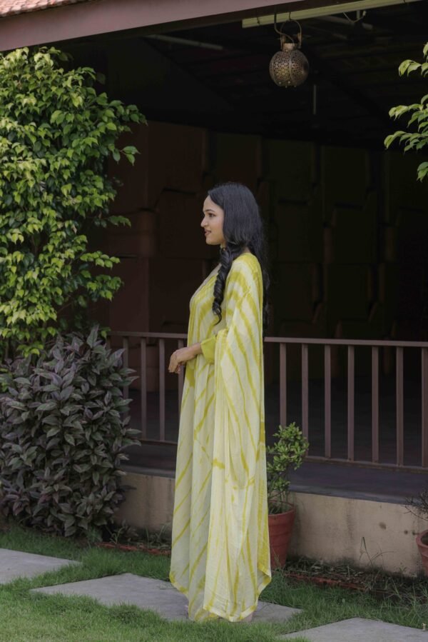 Women’s Slub Magic Embroidered Kurta Set with Pant & Dupatta| Festive Ethnic Wear | My Fashion - Image 15