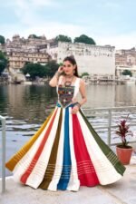 Exquisite Gamthi Pure Rayon Lehenga Choli with Mirror & Gota Patti Work | Buy Online| My Fashion - Image 2