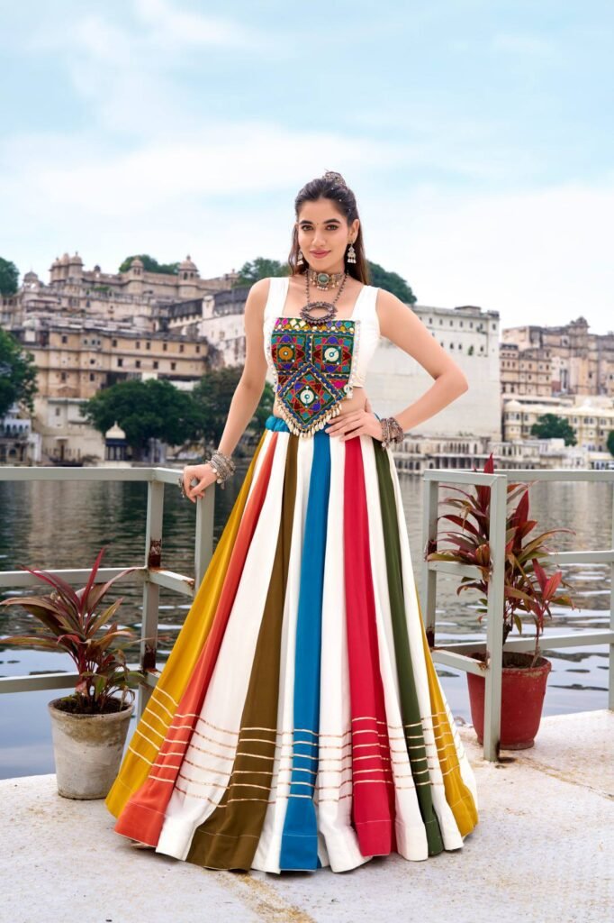 Gamthi Pure Rayon Lehenga Choli