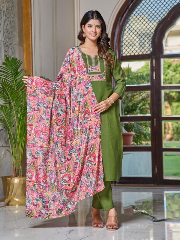 chanderi-kurti-set