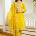 Viscose Shimar Embroidered Kurti Set