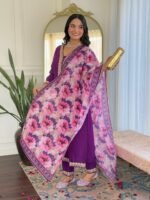 Elegant Women’s Viscose Slub Embroidered Kurti Set | My Fashion - Image 15