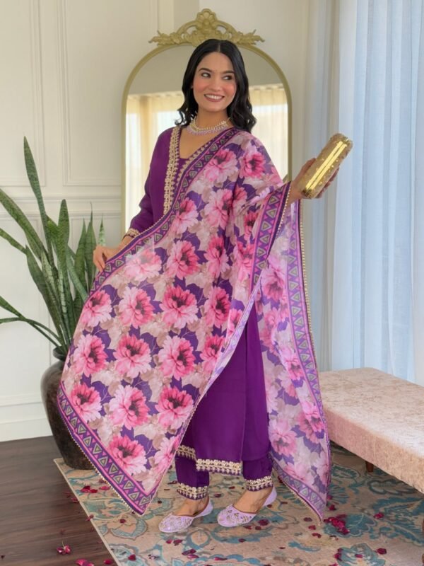 Elegant Women’s Viscose Slub Embroidered Kurti Set | My Fashion - Image 15