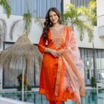 Kurti with Pant and Dupatta1