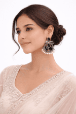Silver Replica Chandbali Earrings52