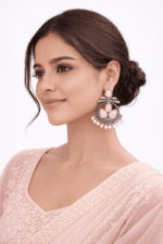 Silver Replica Chandbali Earrings54