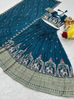 Vichitra Silk Embroidered Lehenga Choli40