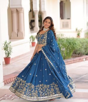 Vichitra Silk Lehenga Choli2